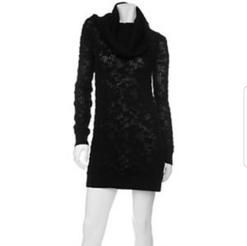 Sz P Helmut Lang Cowl Neck Sweater Dress - Picture 1 of 8